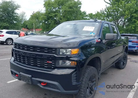 2020 Chevrolet Silverado 1500 4Wd Short Bed Custom Trail Boss z USA, uszkodzony, nr VIN 3GCPYCEH0LG200495